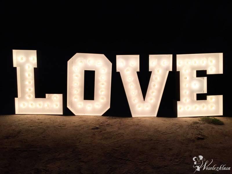 Świecący Napis - litery LOVE Na wesele ślub sesję | Dekoracje światłem Siedlce, mazowieckie - zdjęcie 1