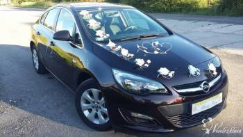 Śliczny Opel Astra Sedan do ślubu 2017 , Samochód, auto do ślubu, limuzyna Bliżyn
