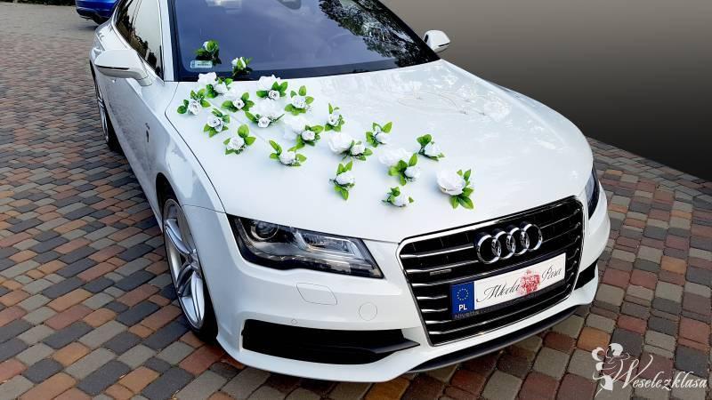 Audi A7 S-line, białe - na ślub i inne okazje | Auto do ślubu Warszawa, mazowieckie - zdjęcie 1