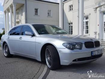 BMW 745i Long do ślubu! LICENCJA, Samochód, auto do ślubu, limuzyna Łódź