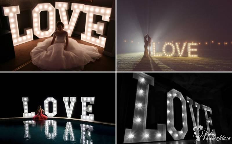 Napis LOVE | Dekoracje światłem Gdynia, pomorskie - zdjęcie 1