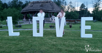 Białe litery na wesele/sesję zdjęciową/plener | Dekoracje ślubne Radom, mazowieckie