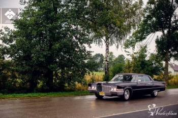 Zjawiskowy czarny Cadillac Deville 1969, Samochód, auto do ślubu, limuzyna Głogów Małopolski
