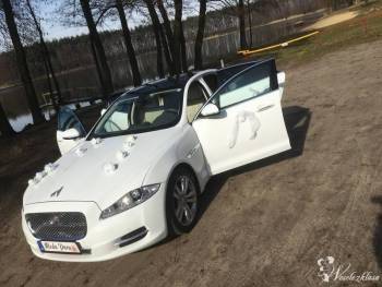 Biały JAGUAR XJ  510 KM, Samochód, auto do ślubu, limuzyna Obrzycko