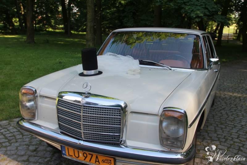 Biały Mercedes W 115 z 1971 r. | Auto do ślubu Lublin, lubelskie - zdjęcie 1
