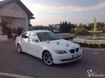 BIAŁE BMW seria5 do ślubu | Auto do ślubu Lublin, lubelskie