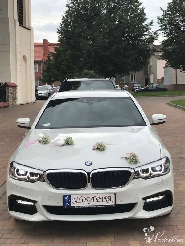 BMW X5 M50D M-PERFORMANCE BMW G30 M-pakiet *biel* alpejska | Auto do ślubu Białystok, podlaskie - zdjęcie 1