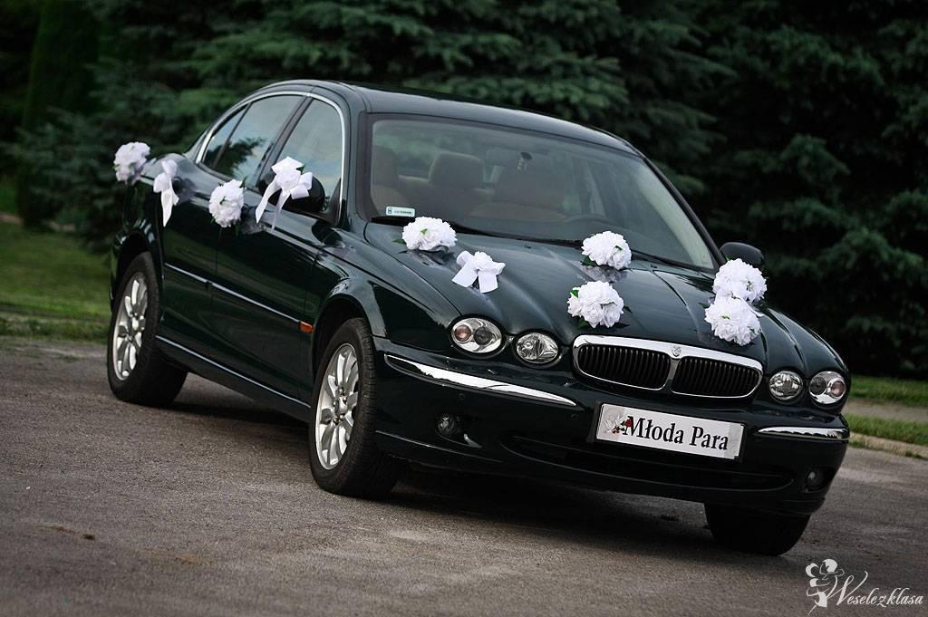 ŚLICZNY Jaguar X-Type 2.5 V6 Jasna Skóra, Klima - do Ślubu, Na imprezy | Auto do ślubu Mińsk Mazowiecki, mazowieckie - zdjęcie 1