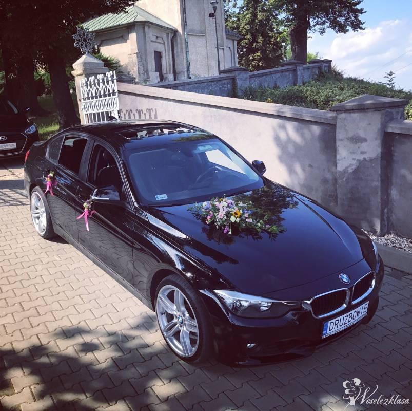 Czarne BMW F30 328xi Seria 3 | Auto do ślubu Kraków, małopolskie - zdjęcie 1