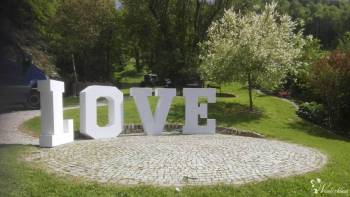 Świecący napis LOVE na wesele!, Napis Love Lubin