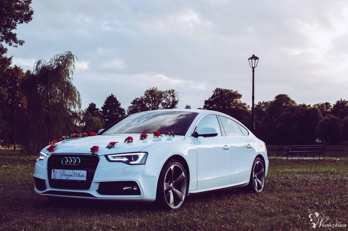 PROMOCJA! Białe Audi A5 S line, auto do ślubu - samochód na wesele, Jastrzębie-Zdrój - zdjęcie 1