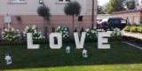 Napis LOVE , dekoracje ślubne , sal weselnych , balony z helem, Milicz - zdjęcie 4