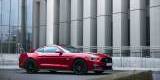 Rubinowy Ford Mustang GT do ślubu wynajem samochodu na wesele samochód, Poznań - zdjęcie 4