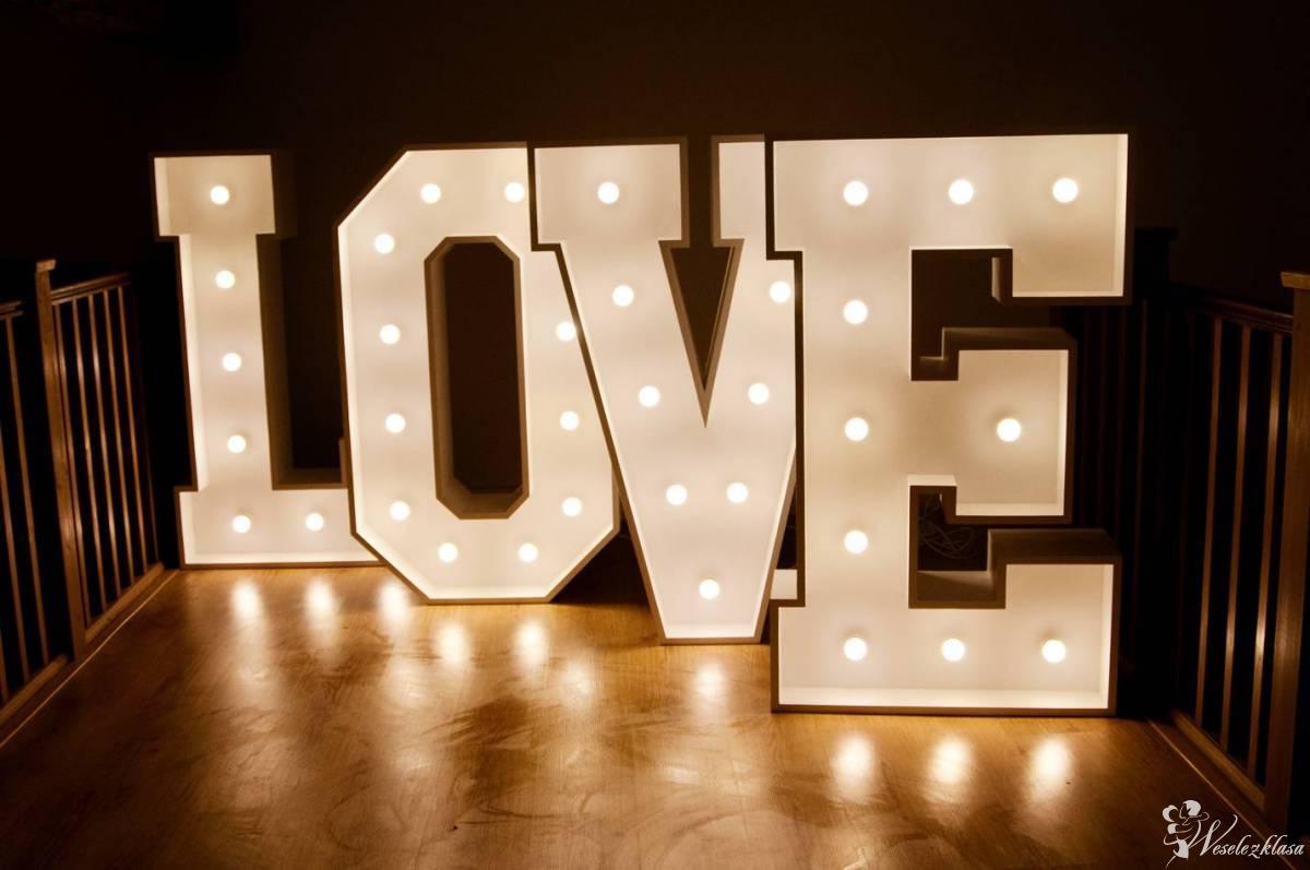 NAPIS LOVE NA WESELE, DEKORACJE ŚWIATŁEM, Krosno - zdjęcie 1