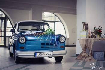 Auto do Śluby, Trabant samochód retro, Samochód, auto do ślubu, limuzyna Łabiszyn
