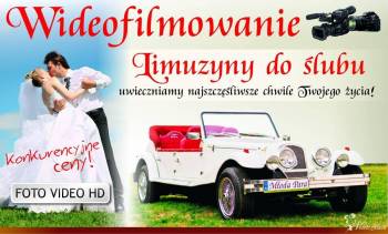 samochód do ślubu zdjęcia kamera DRON, Samochód, auto do ślubu, limuzyna Kielce