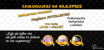 Fotobudka 360 VIP/ FotoLustro / DYM i ISKRY - Zasługujesz na Najlepsze, Fotobudka na wesele Lublin