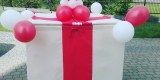 BALONOWY PREZENT Ślubny, Pudło z balonami, Balony LED, BAŃKI MYDLANE, Bytom - zdjęcie 3