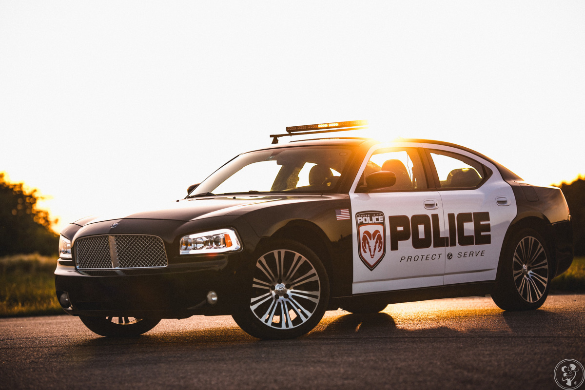 Dodge Charger POLICE do Ślubu, Elbląg - zdjęcie 1