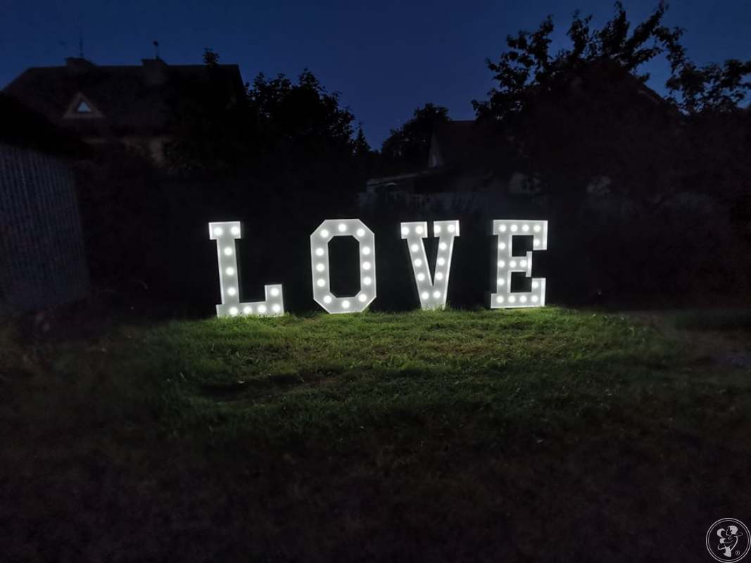 Wynajmę podświetlany napis LOVE | Dekoracje światłem Kalwaria Zebrzydowska, małopolskie - zdjęcie 1