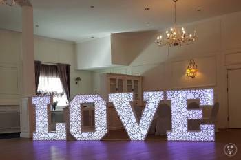 Napis LOVE 3D 120cm, 7 wersji kolorów LED RGB, ażur w serca, 5 m! | Dekoracje światłem Radom, mazowieckie