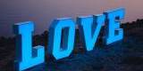 Napis LOVE 3D 120cm, 7 wersji kolorów LED RGB, ażur w serca, 5 m!, Radom - zdjęcie 6