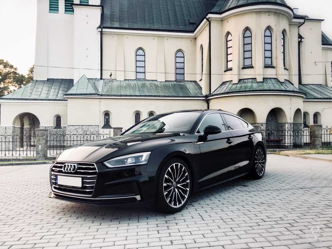 Piękne, czarne Audi A5 do ślubu! Samochód do ślubu, Rzeszów - zdjęcie 1