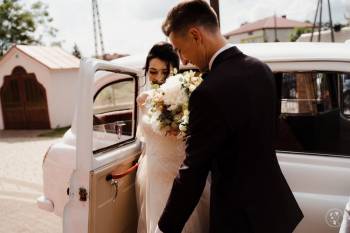 Biała angielska taksówka na Twój ślub, Samochód, auto do ślubu, limuzyna Sanok