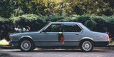 Zabytkowe błękitno-szare BMW serii 7 E23 z 1985 roku. | Auto do ślubu Warszawa, mazowieckie - zdjęcie 3