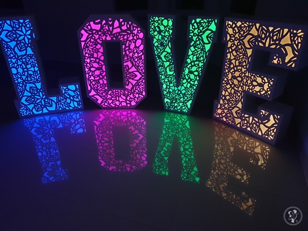 Ażurowy napis LOVE | Dekoracje światłem Bielsko-Biała, śląskie - zdjęcie 1