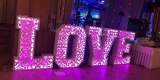 Napis LOVE, LOVE LED ❤ ciężki dym, fontanna iskier, kwiatowe serce ❤, Krosno - zdjęcie 4