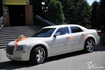 Biała limuzyna Chrysler | Auto do ślubu Sosnowiec, śląskie