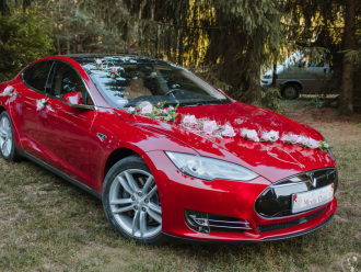 Tesla S do Ślubu 524 KM, wieczory kawalerskie, panieńskie | Auto do ślubu Fasty, podlaskie