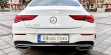 Mercedes CLA pakiet AMG biały czarne skóry 2019r 174 km coupe 5 drzwi | Auto do ślubu Piaseczno, mazowieckie - zdjęcie 3
