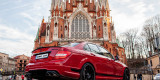 Czerwony Mercedesem AMG C 63 v8 | Auto do ślubu Kraków, małopolskie - zdjęcie 2