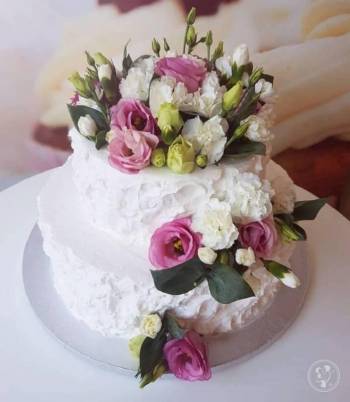 Cukiernia Słodki Bazaar-słodki stół, tort weselny, upominki dla Gości, Tort weselny Skawina