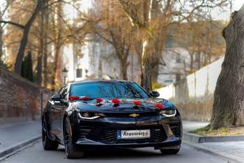 Ford Mustang, Chevrolet Camaro V8 454 KM, Jaguar Fpace -sam kierujesz! | Auto do ślubu Kraków, małopolskie