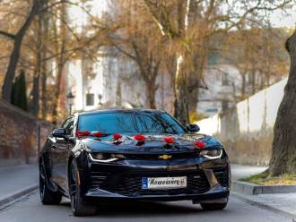 Ford Mustang, Chevrolet Camaro V8 454 KM, Jaguar Fpace -sam kierujesz! | Auto do ślubu Kraków, małopolskie