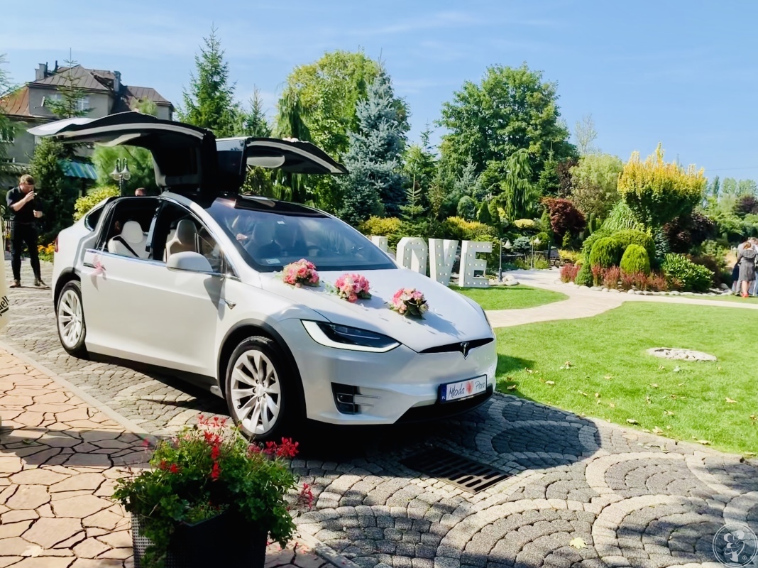 Spektakularna Tesla Model X do ślubu oraz Model 3 Performance !  N BMW | Auto do ślubu Gliwice, śląskie - zdjęcie 1