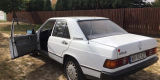 YOUNGTIMER - Auto do Ślubu - Piękny biały Mercedes 190D (W201), klasyk, Oświęcim - zdjęcie 5