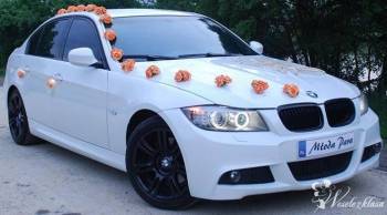 BMW M PAKIET *biała* do ślubu, Samochód, auto do ślubu, limuzyna Niemcza