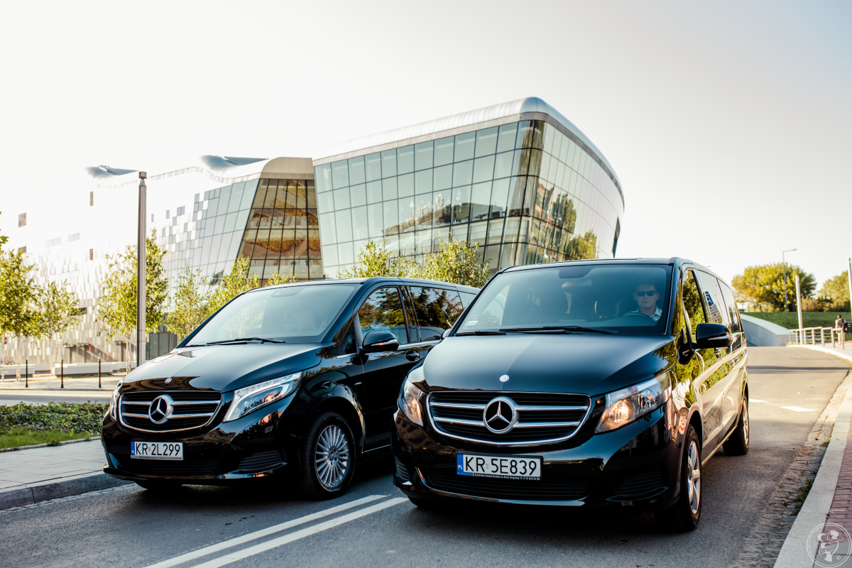 Rozwożenie Gości, transport weselny, wynajem busa z kierowcą Mercedes, Kraków - zdjęcie 1