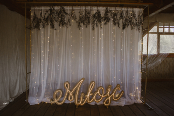 bazar wypożyczalnia - dekoracje ślubne, weselne, napis miłość, Dekoracje ślubne Libiąż