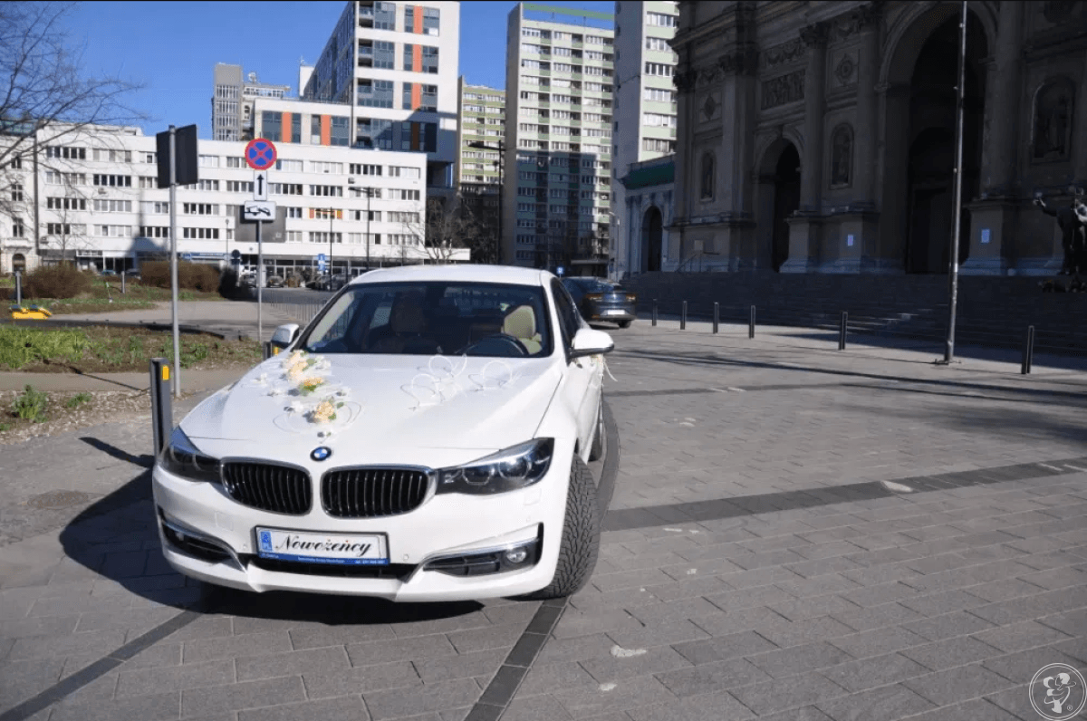 AUTO DO ŚLUBU, Piękne, Białe BMW GT3 F34 | Auto do ślubu Warszawa, mazowieckie - zdjęcie 1
