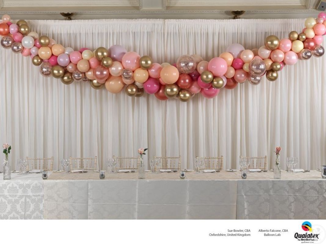 Elegancka i szykowna dekoracja balonami - dekoracja balonowa, balony | Dekoracje ślubne Katowice, śląskie - zdjęcie 1