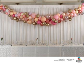 Elegancka i szykowna dekoracja balonami - dekoracja balonowa, balony, Dekoracje ślubne Radlin