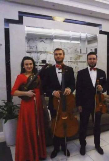 Oprawa muzyczna, trio virtuosi skrzypce altówka wiolonczela, Oprawa muzyczna ślubu Barcin