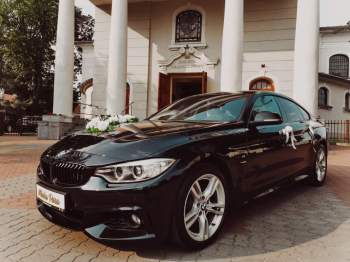 Piękne BMW 4 Gran Cupe do ŚLUBU!, Samochód, auto do ślubu, limuzyna Strzelno
