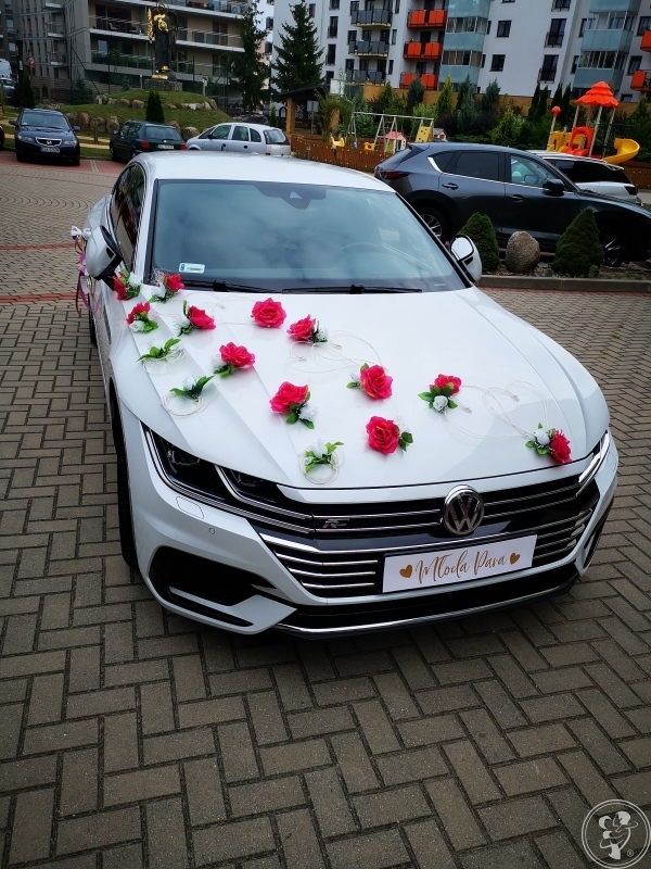 Auto do ślubu - Perłowy Volkswagen Arteon R Line, Białystok - zdjęcie 1