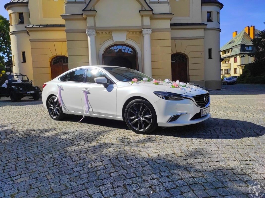 Mazda 6 *biała* perła | Auto do ślubu Ruda Śląska, śląskie - zdjęcie 1